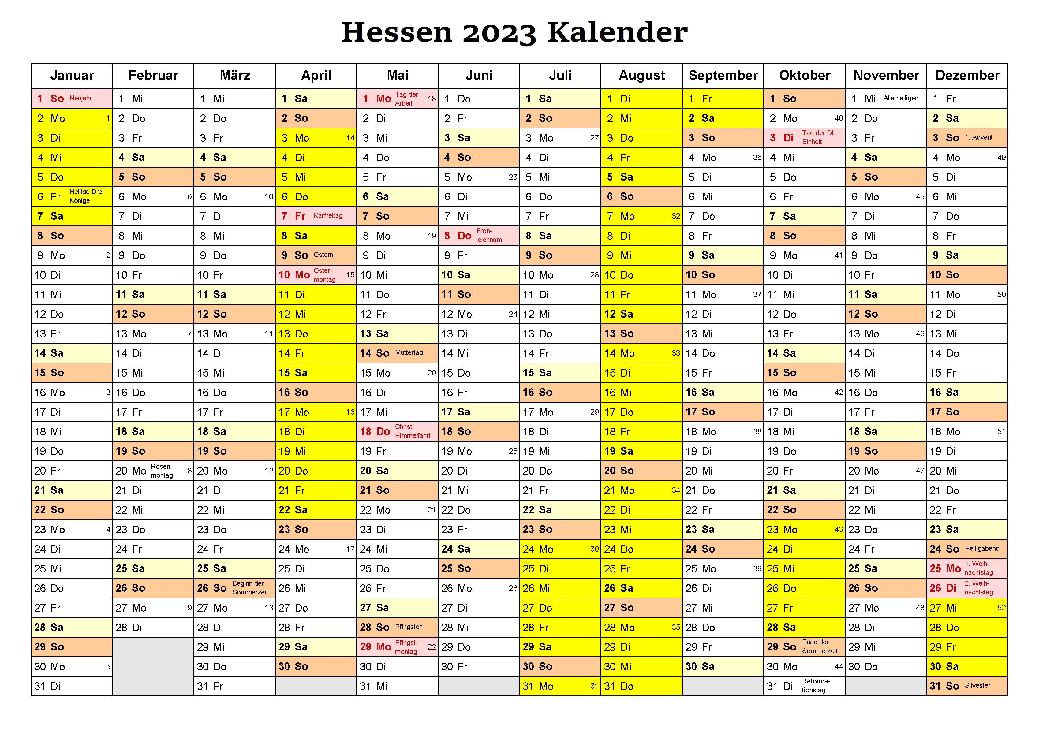 Wann Sind Die Sommerferien Hessen 2023?