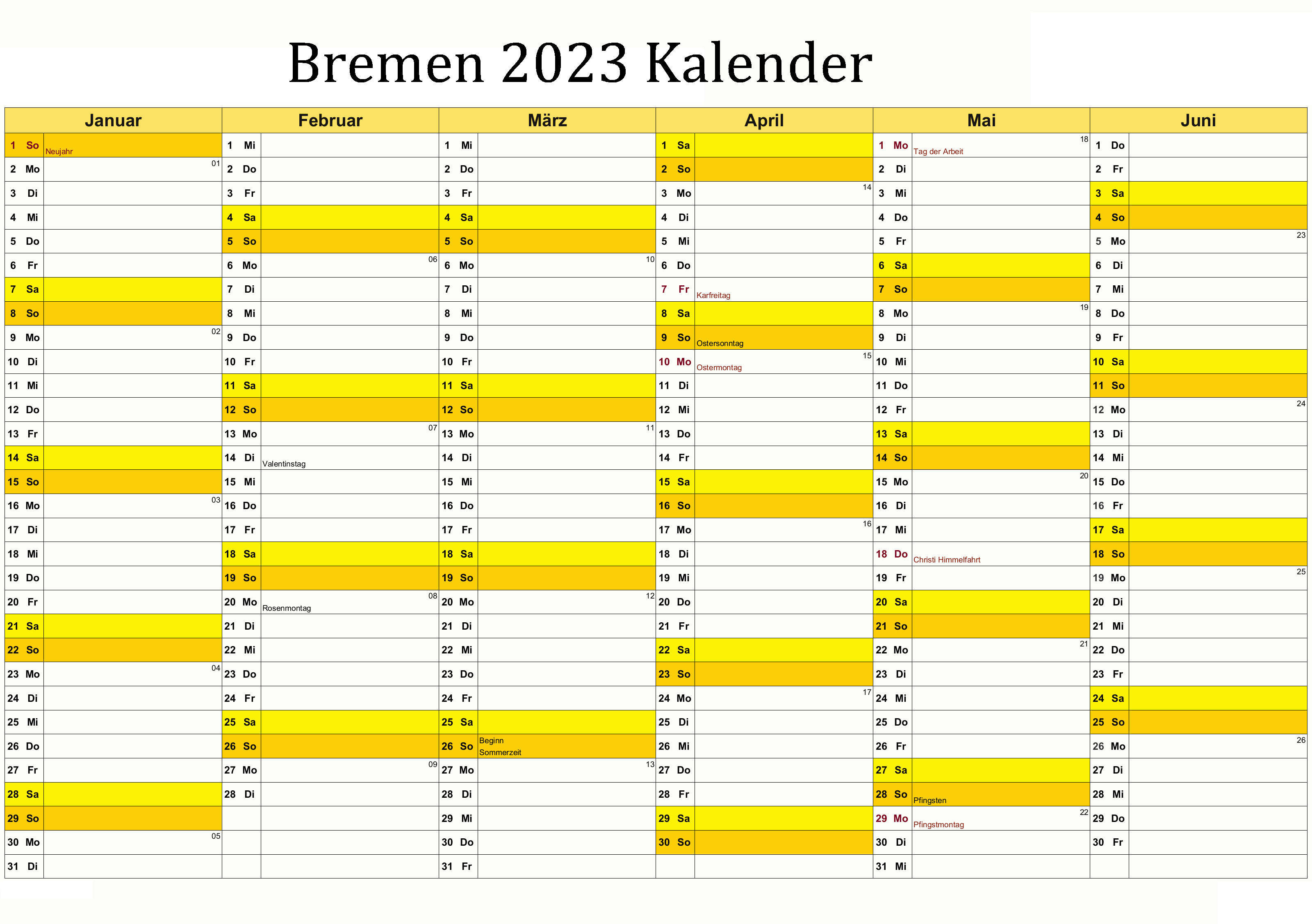 Wann Sind Die Sommerferien Bremen 2023?
